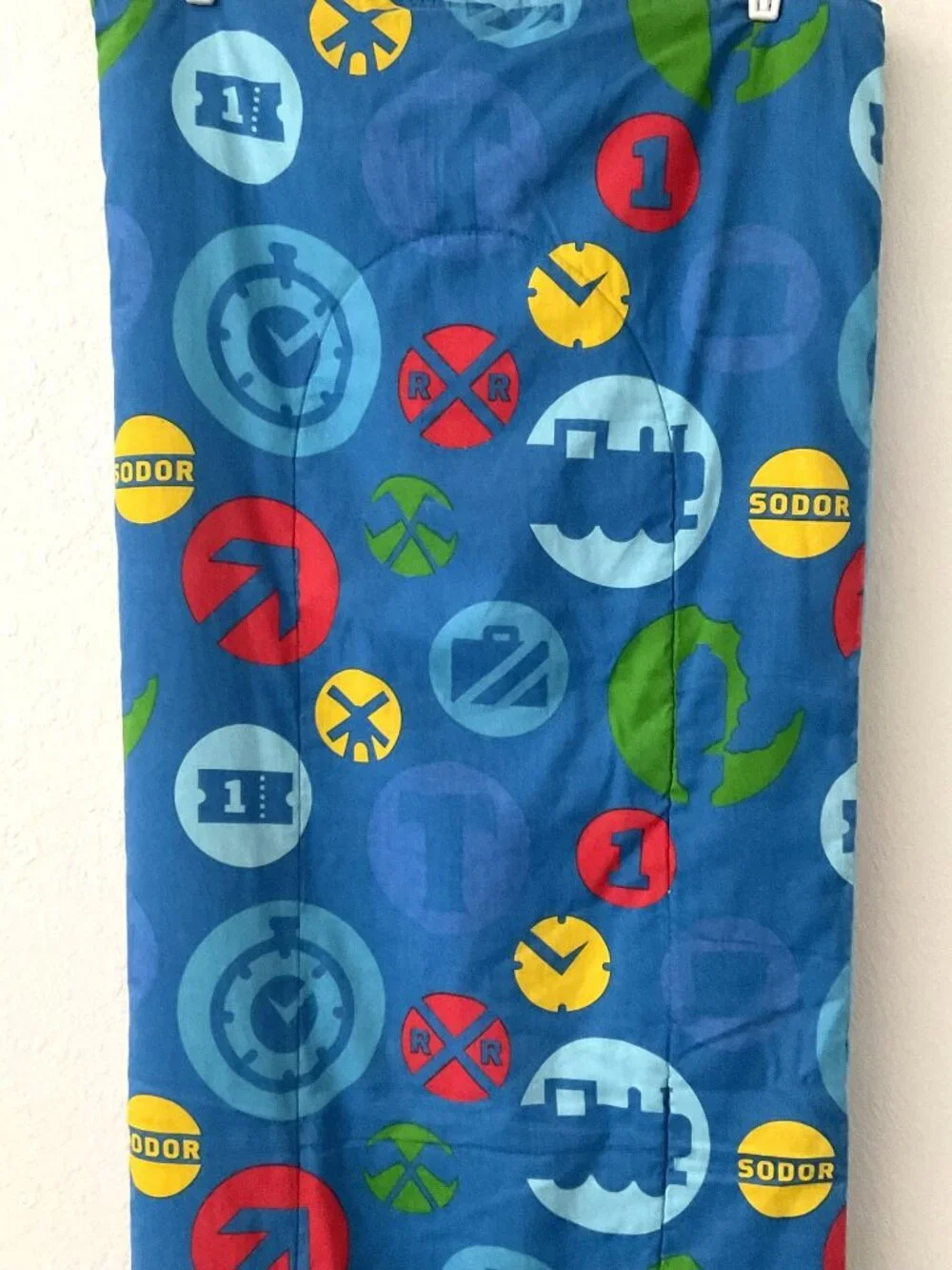 VINTAGE THOMAS & FRIENDS TODDLER COMFORTER BLANKET BY JAY FRANCO & SONS Y2K TRAI